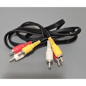 Cable 3 Rca Male Extension Audio Video Stereo Small Cable Composite Av For TV PC